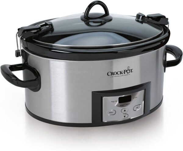 Crock-Pot 6 Quart Cook & Carry Programmable Slow Cooker with Digital Timer, - Image 2