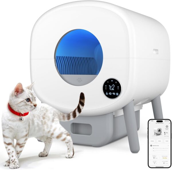 Cat Litter Box Self Cleaning for Multiple Cats,