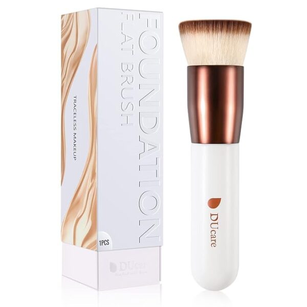 Brush,Flat Top Kabuki Brush Synthetic Professional Makeup Brush Liquid Blending