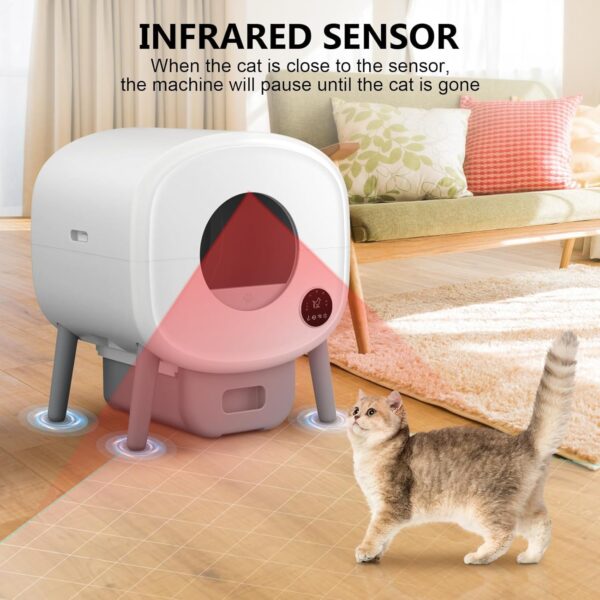 Cat Litter Box Self Cleaning for Multiple Cats, - Image 2