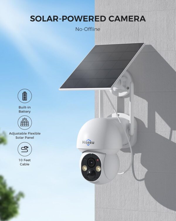 Solar Camera Wireless Outdoor, Home Security Camera System - Image 2