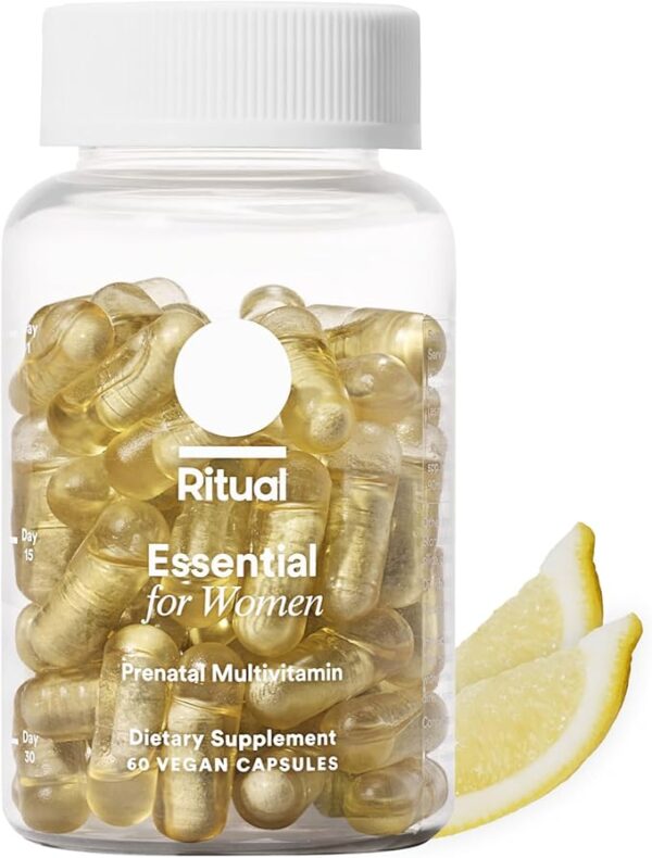 Essential for Women Prenatal Multivitamin: Folate & Choline for Neural Tube Support, Omega-3 DHA