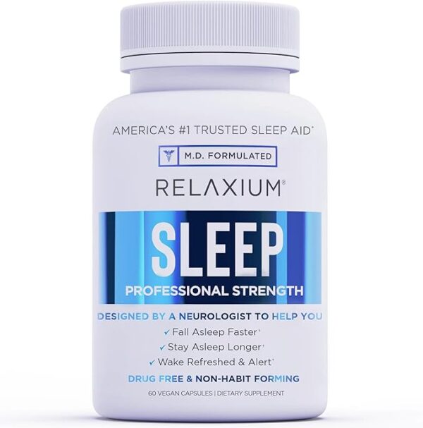 Sleep Aid for Adults, Melatonin 5mg with Magnesium Glycinate
