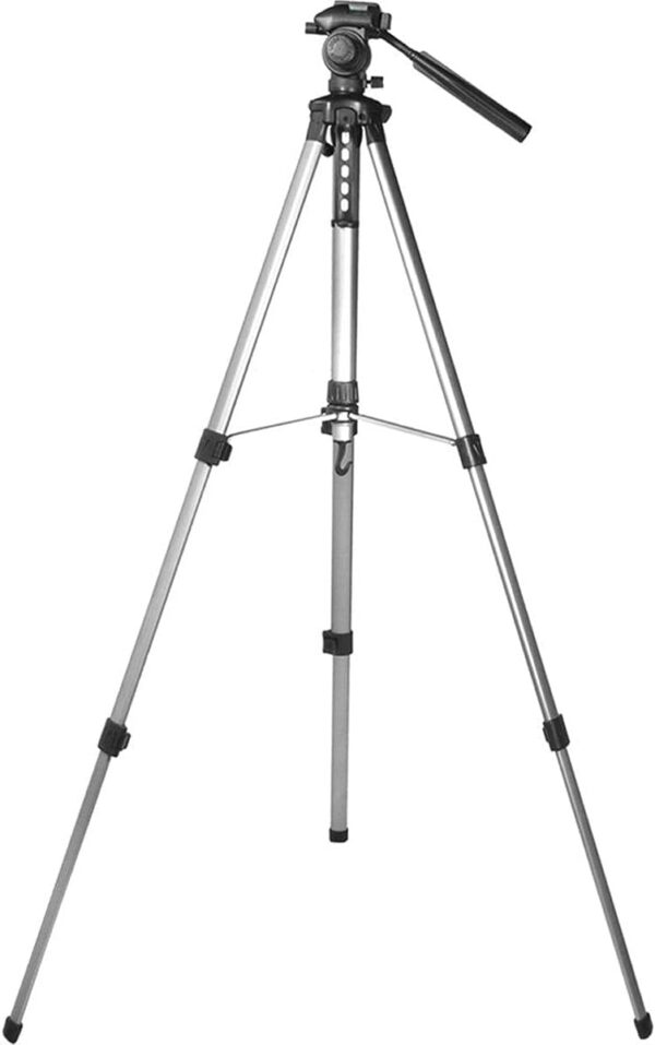 BARSKA Deluxe Tripod Extendable to 63.4" w/ Carrying Case , Gray/Black