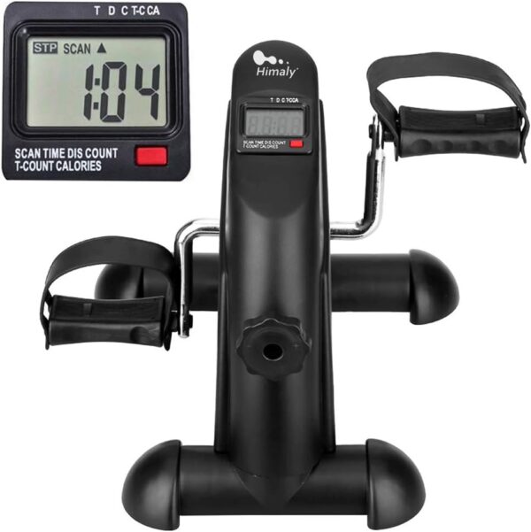 himaly Under Desk Bike Pedal Exerciser Portable Foot Cycle Arm