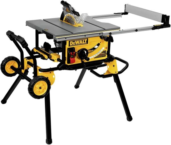 10-Inch Table Saw with Rolling Stand