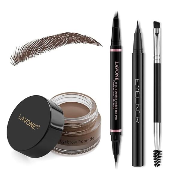 Eyebrow Pencil Makeup Kit, with Waterproof 2-
