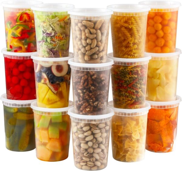 Deli food Containers With Lids, Airtight Food Storage
