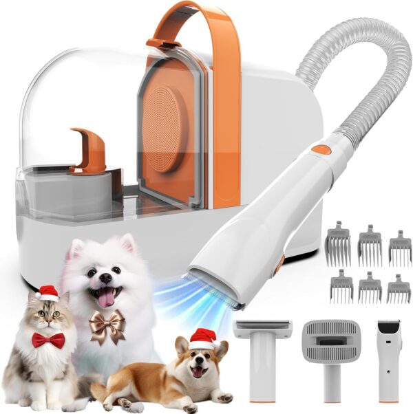 Vacuum, Dog Grooming Kit with Pet