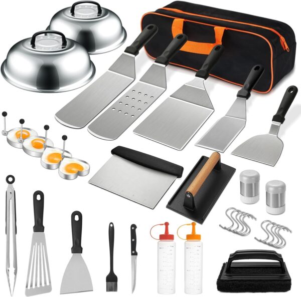 Griddle Accessories Kit, Flat Top Grill Accessories Set for Blackstone and Camp Chef,
