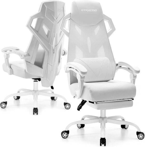 Computer Chair with Mesh Back, Ergonomic Gaming Chair