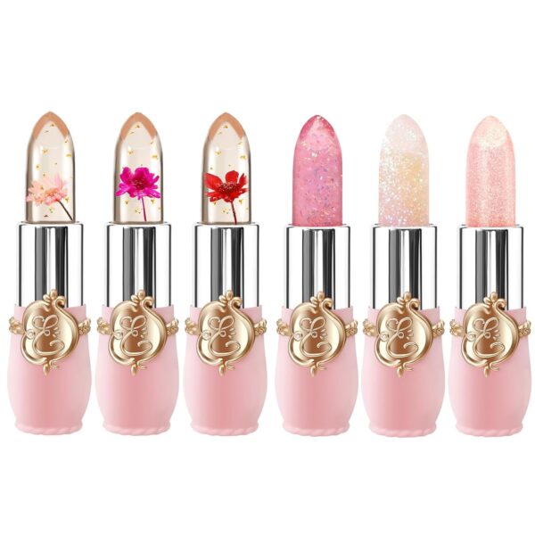 Flower Jelly Lipstick Set Temperature Change