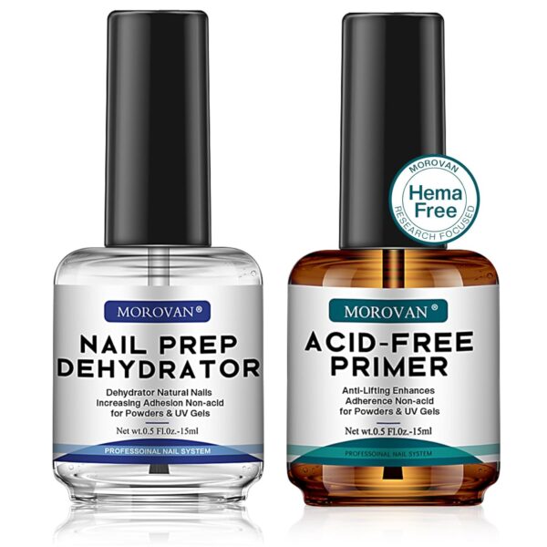 Professional Natural Nail Prep Dehydrate and Acid-Free Primer,