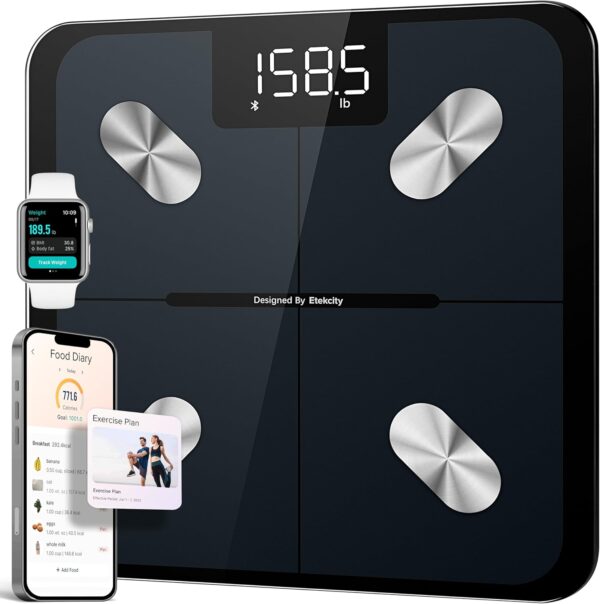 Smart Scale for Body Weight FSA HSA Store Eligible, Bathroom Digital