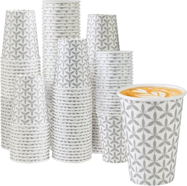 Disposable, Leakproof Hot Drink Cups for Cafe, Office, Party