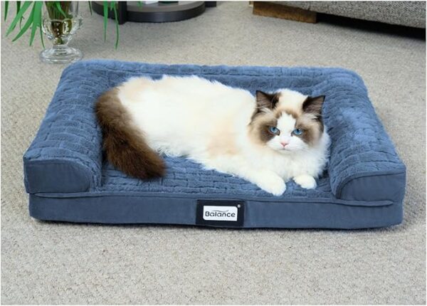 Orthopedic Dog Bed, Egg Crate Foam Dog Couch for Pet Sleeping,