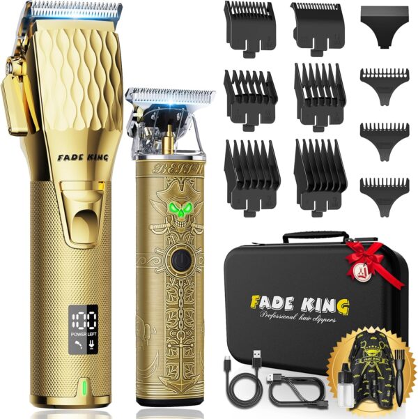 Professional Hair Clippers for Men - Cordless Hair Clippers,