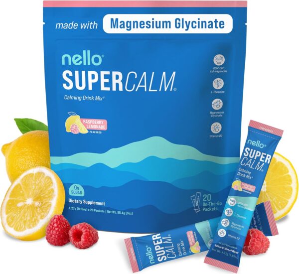 Powdered Drink Mix, Raspberry Lemonade, L Theanine, Ksm-66 Ashwagandha,