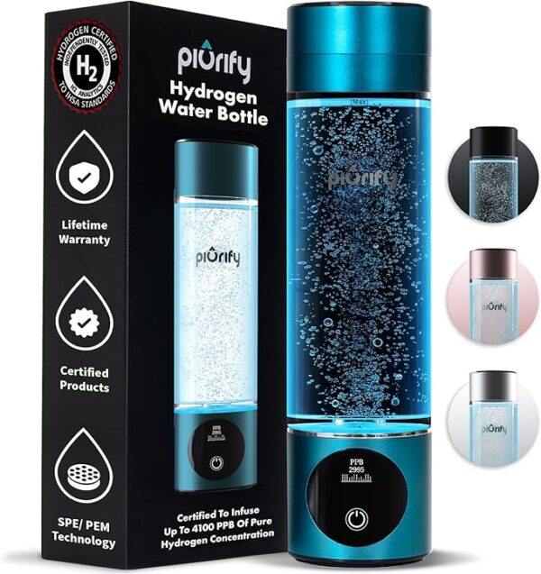 Water Bottle Generator - Up to 4100+ PPB Concentration