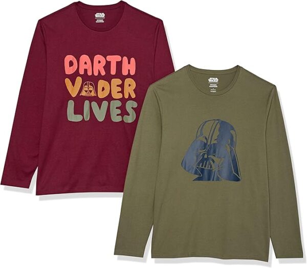 Star Wars Men's Long-Sleeve T-Shirts, Pack of 2