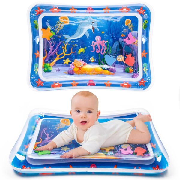 Time Water Mat丨Inflatable Tummy Time Water Play Mat for Babies