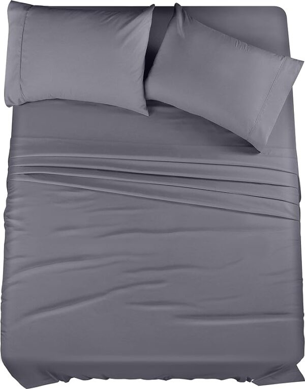 Bedding Queen Sheet Set – 4 Piece Bed Sheets for Queen Size Bed,